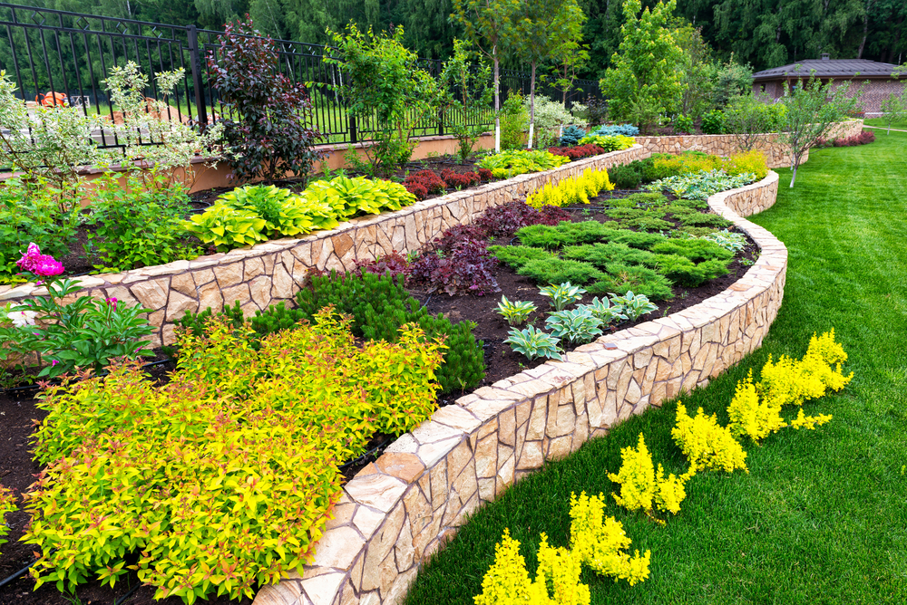 Landscape Tiers and Raised Planter Beds